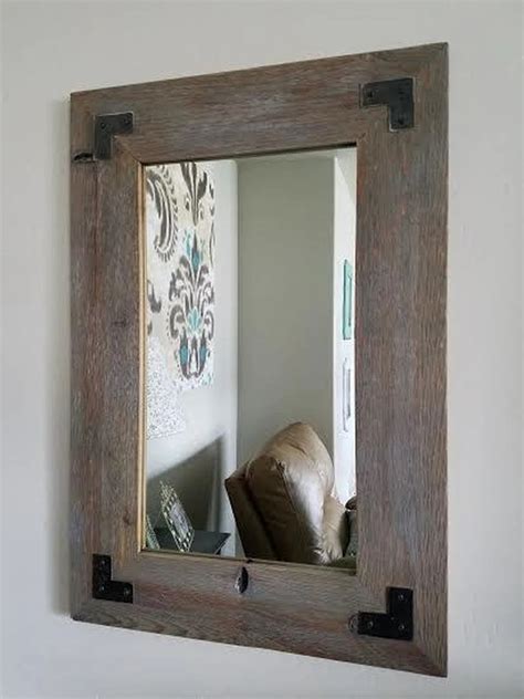 Sweetwater Mirror with Metal Brackets 